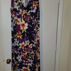 Travel Elements Brand Size (XL) Floral Knit Dress
